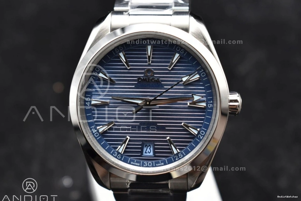 Attractive Best Summer Terra Clone Aqua VSF on 1:1 Stainless 41mm Bracelet 512 Edition A8900 Blue Super Dial 0223